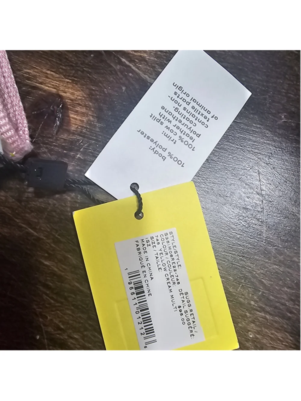 Marc Jacobs Shoulder Bag / Giitar Strap Yellow Pink